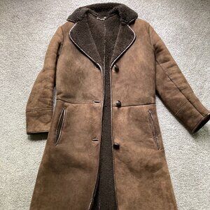 Vintage Women’s Genuine Sheepskin/Shearling Coat 34/US 2